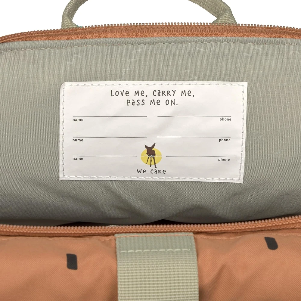 LÄSSIG vaikiška kuprinė į darželį Mini Rolltop 9–11 l Happy Prints Karamelė 1203037354