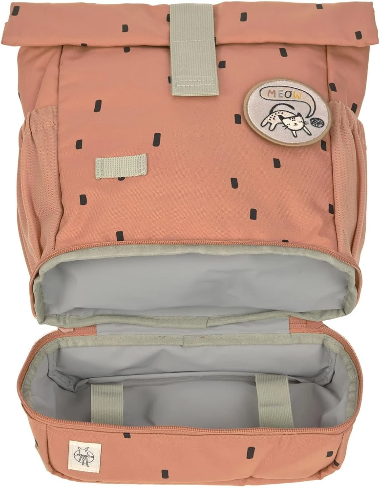 LÄSSIG vaikiška kuprinė į darželį Mini Rolltop 9–11 l Happy Prints Karamelė 1203037354