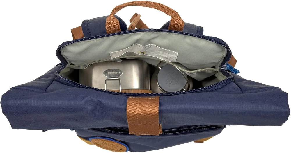 Lässig vaikiška kuprinė Rolltop 12–15 l, tamsiai mėlyna, 12030484004