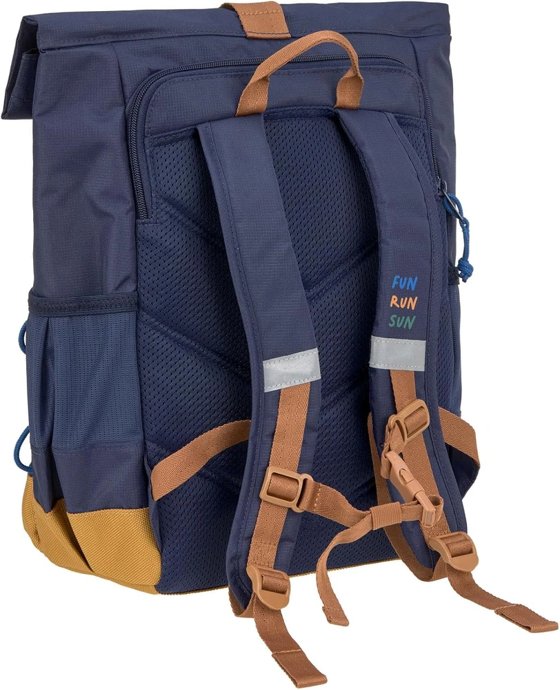 Lässig vaikiška kuprinė Rolltop 12–15 l, tamsiai mėlyna, 12030484004
