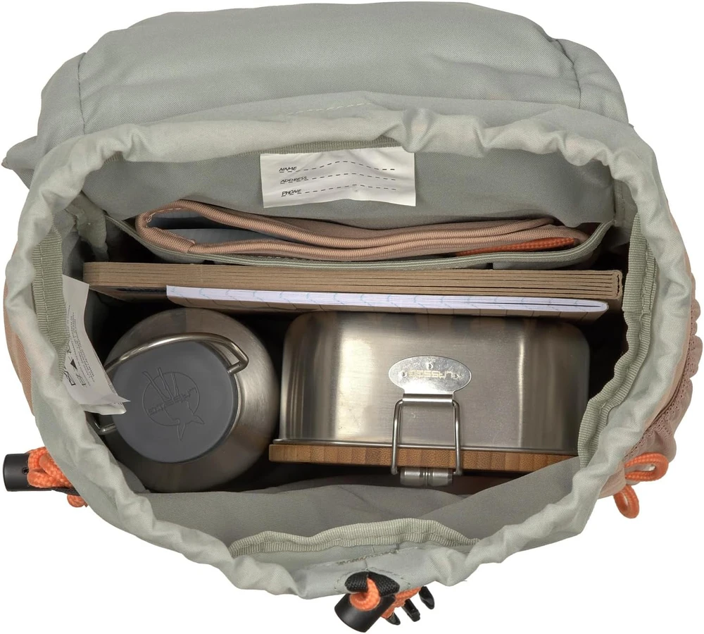 Lässig vaikiška lauko kuprinė, 9 l, riešutų spalvos, poliesteris, modelis 1203023356