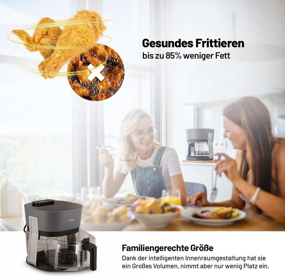 Lauben Glass&SteamAir® gruzdintuvė 4500BG