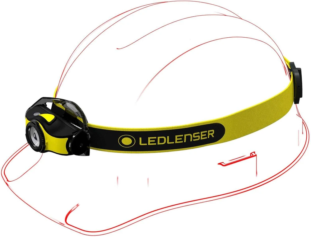 LED Lenser Ledlenser galvos žibintas su LED, 200 lm, su fokusavimo reguliavimu, montavimo sistema, iH5