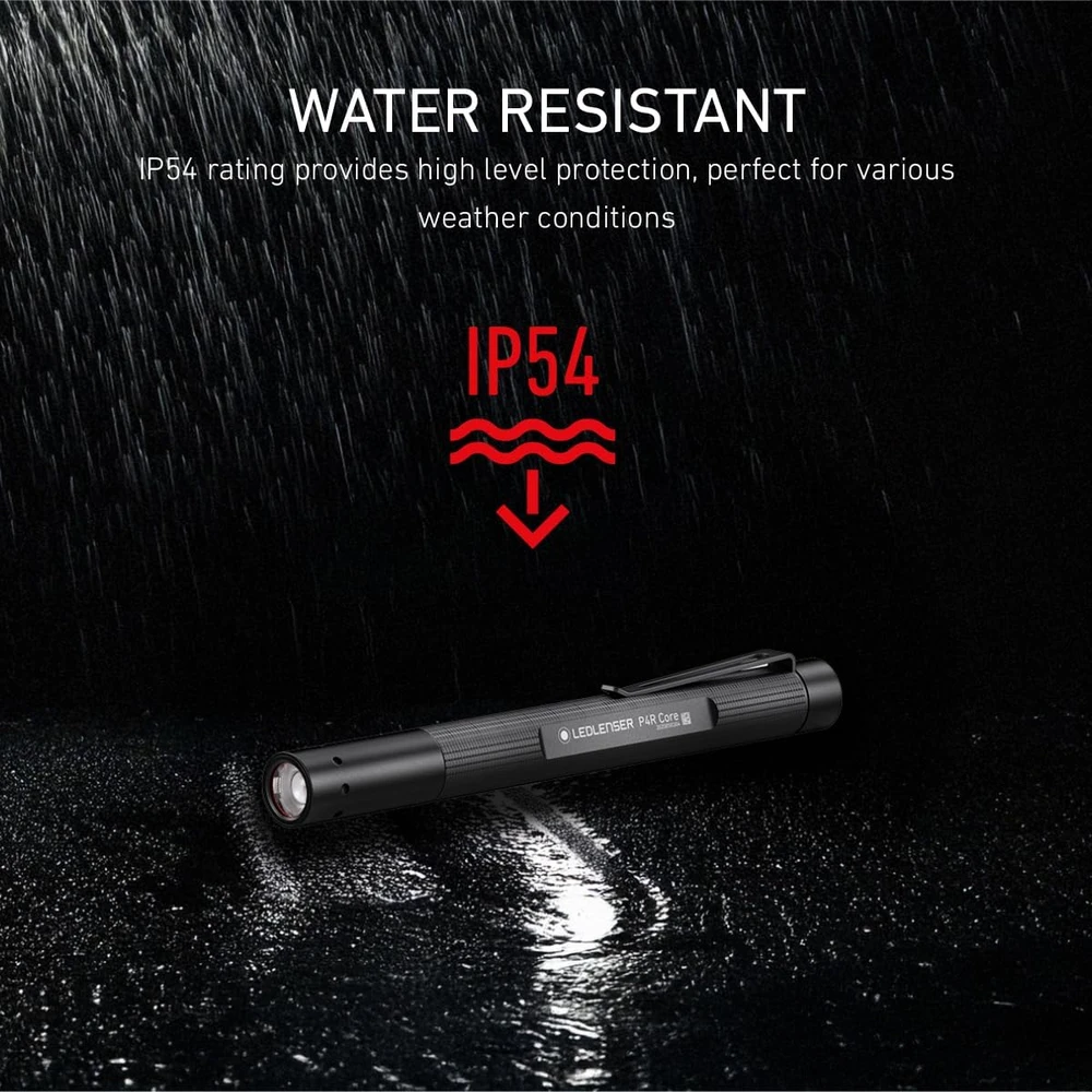LED Lenser Ledlenser įkraunamas LED žibintuvėlis P4R Core 200 lm, 95 m, IP54, 502177