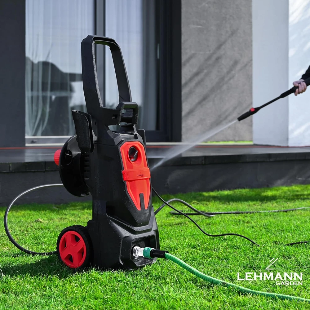 Lehmann aukšto slėgio plovykla 1800 W, 220 bar, 450 l/h našumas, aliuminio siurblys, 5 m žarna, LGAPW-1810