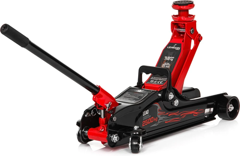 LEHMANN automobilinis hidraulinis domkratas 2,5T, kėlimo aukštis 85–360 mm, LAUHJ-2536A