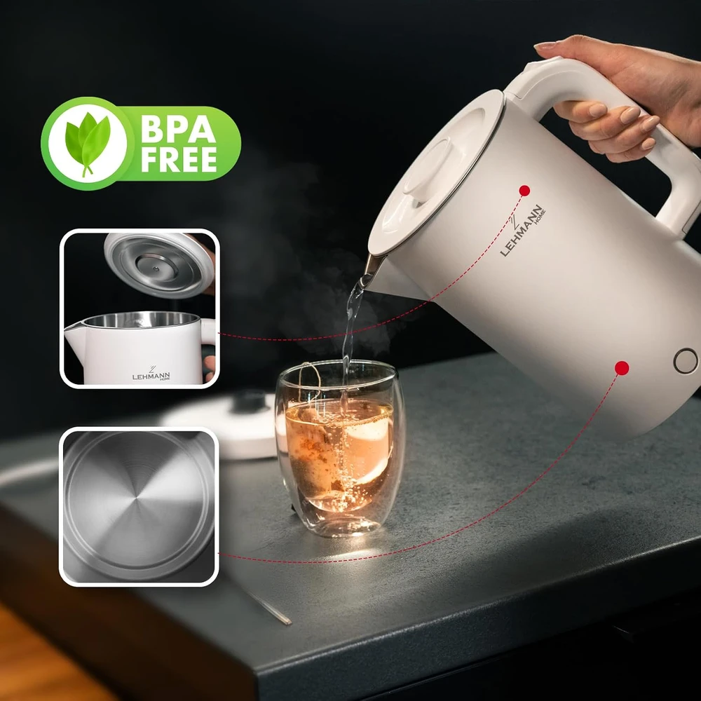 Lehmann elektrinis virdulys, 1,7 l, 2200 W, LHOEK-2217