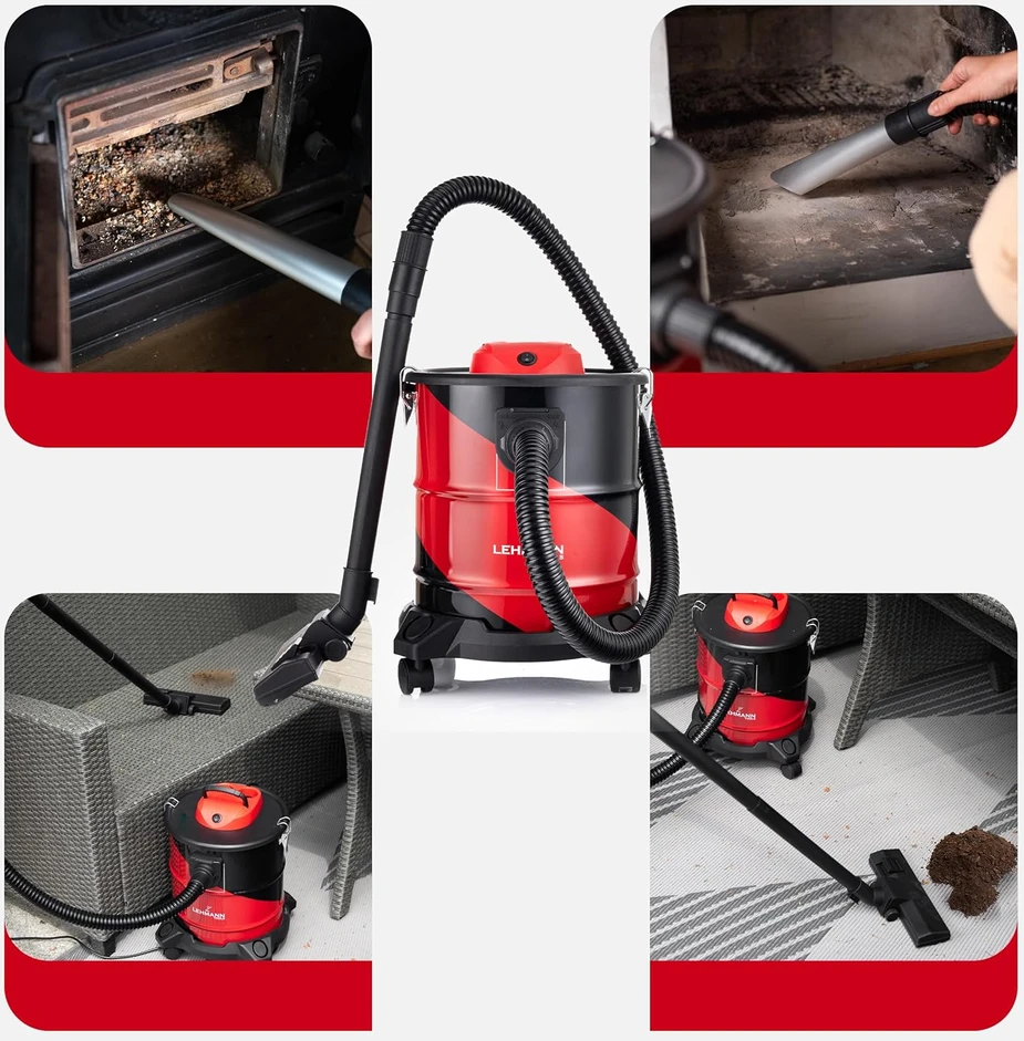 LEHMANN pramoninis dulkių siurblys Haddo Special 2000 W šlapiam ir sausam valymui, 20 l, LTOVI-1220B