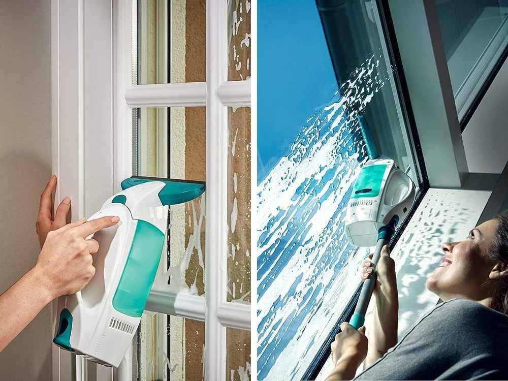 Leifheit 51016 electric window cleaner Mėlyna, Baltas