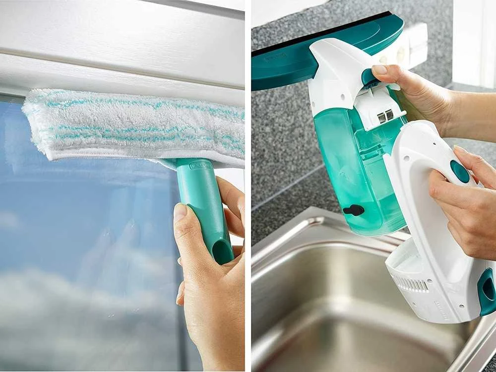 Leifheit 51016 electric window cleaner Mėlyna, Baltas