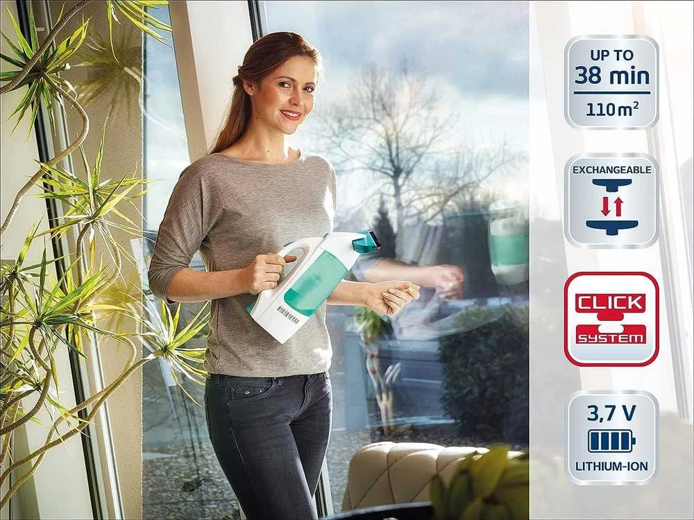 Leifheit 51016 electric window cleaner Mėlyna, Baltas