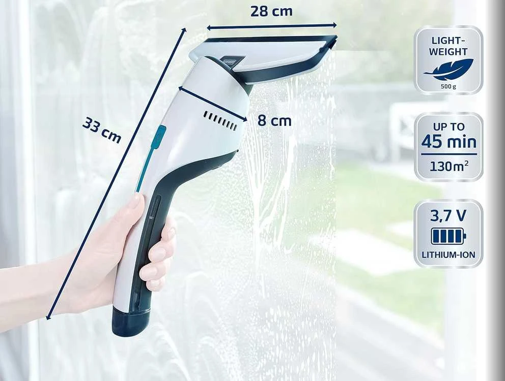 Leifheit 51030 elektrinis langų valytuvas Baltas