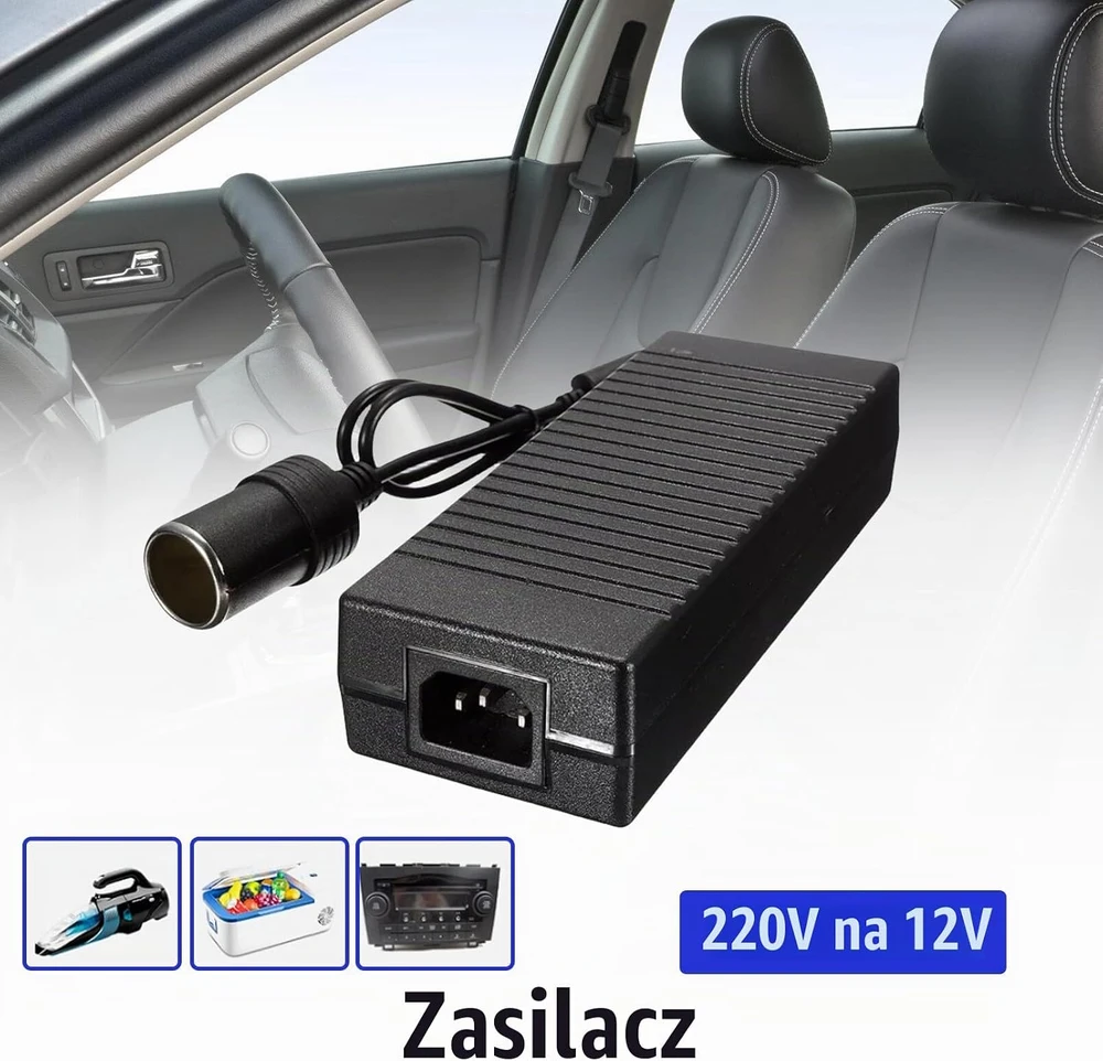Leikurvo automobilinis maitinimo adapteris 230 V į 12 V, 180 W, 15 A, YSS500-power converter