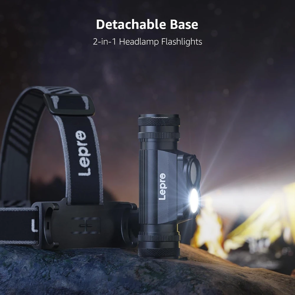 Lepro LED prožektorius ant kaktos, 1000 lm, 2200 mAh baterija, IP65, USB įkrovimas, PR320018
