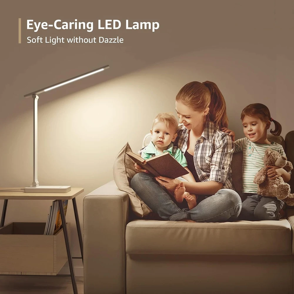 Lepro LED stalinė lempa 550 lm, 9.2 W, 3000–6500 K, su jutikliniu valdymu, balta
