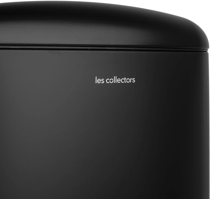 Les Collectors stačiakampis nerūdijančio plieno šiukšlių kibiras 20 l, matinis juodas, tylus dangtis, išimamas vidinis kibiras