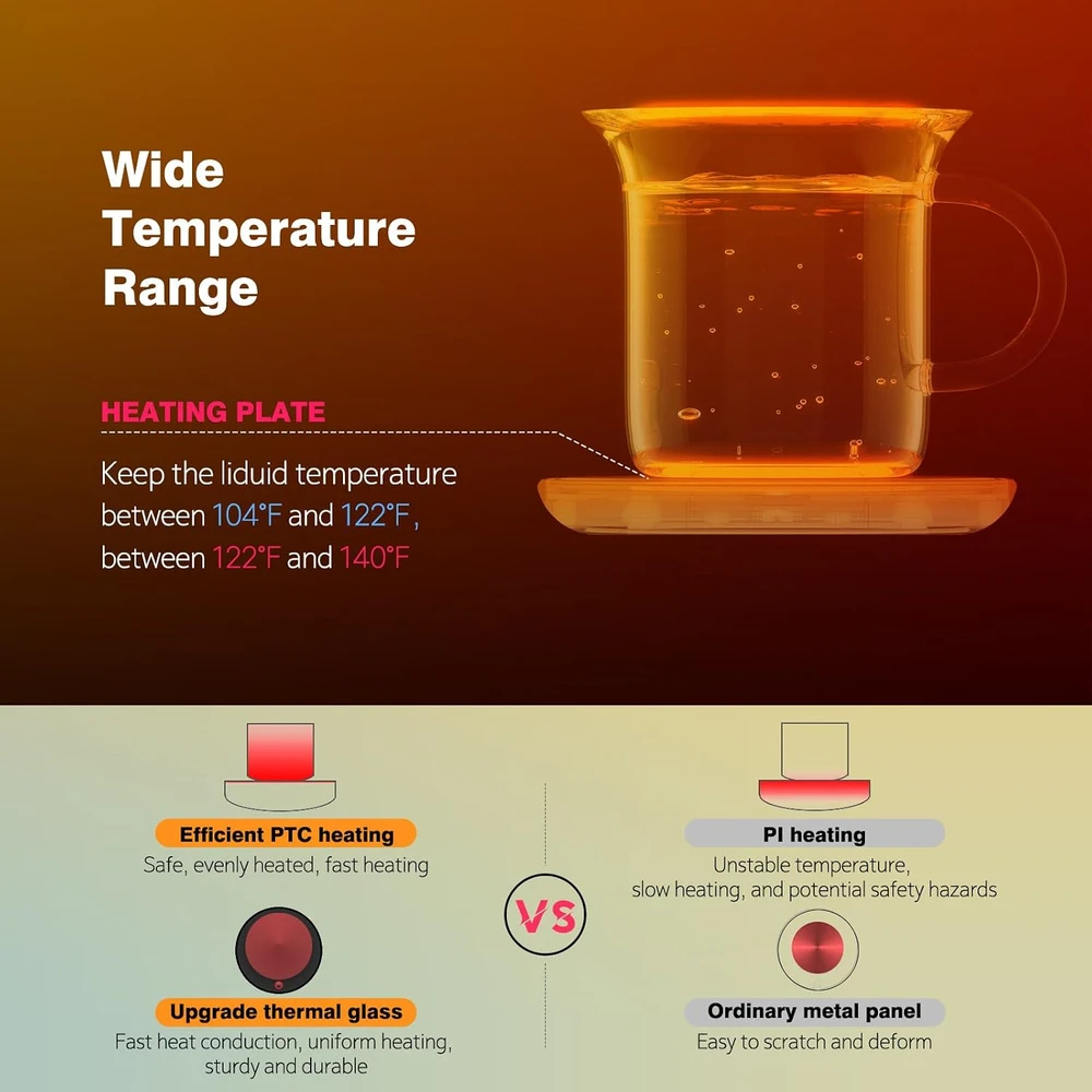 Lesipee elektrinis puodelių šildytuvas, 30 W, 40–60 °C, A10