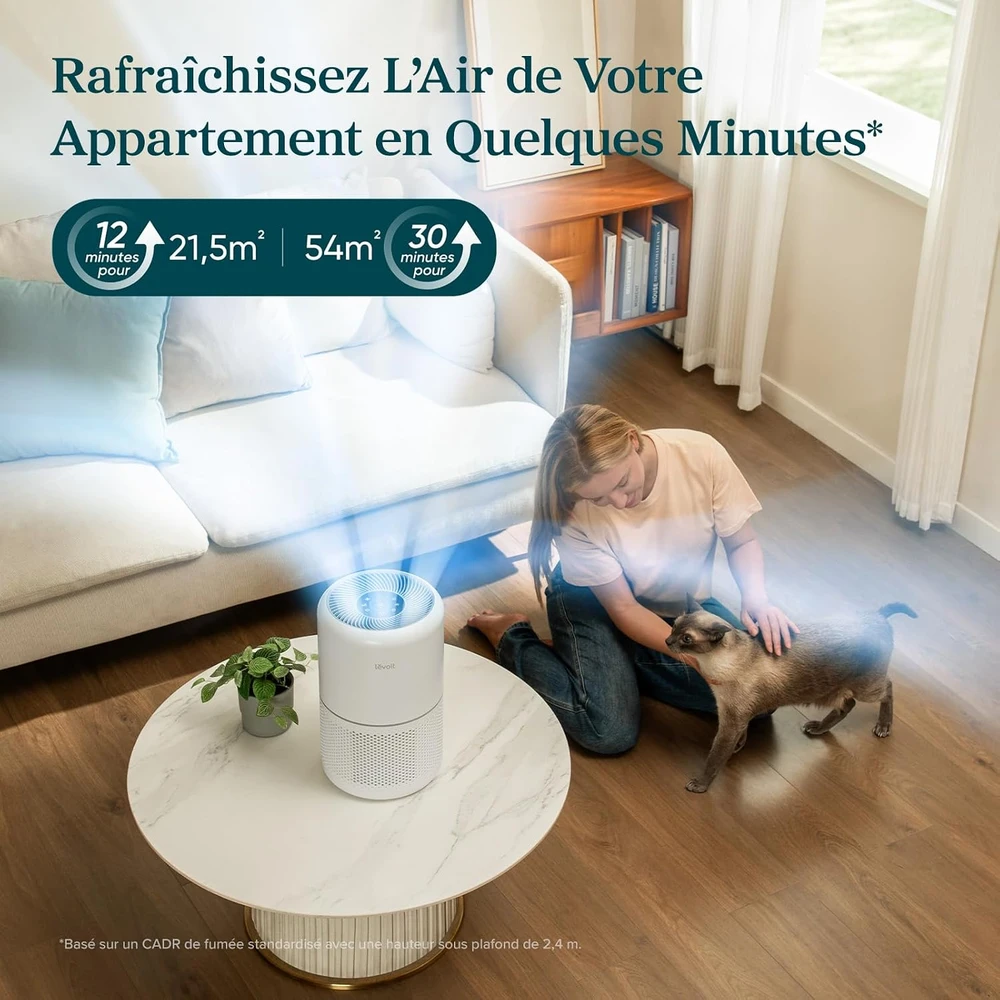 Levoit išmanusis oro valytuvas su HEPA filtru iki 50 m², Core 300S