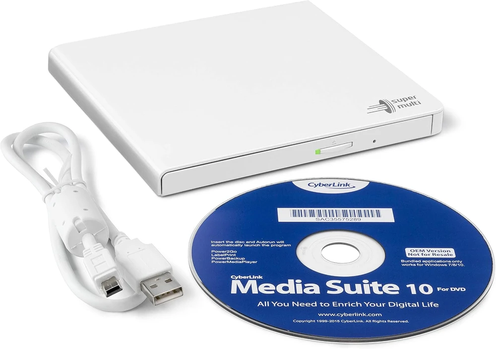 LG H.L duomenų saugykla | Itin plonas nešiojamasis DVD rašiklis | GP57EW40 | Sąsaja USB 2.0 | DVD±R/RW | CD skaitymo greitis 24 x | CD įrašymo greitis 24 x | Baltas | Stalinis kompiuteris / Nešiojamasis kompiuteris