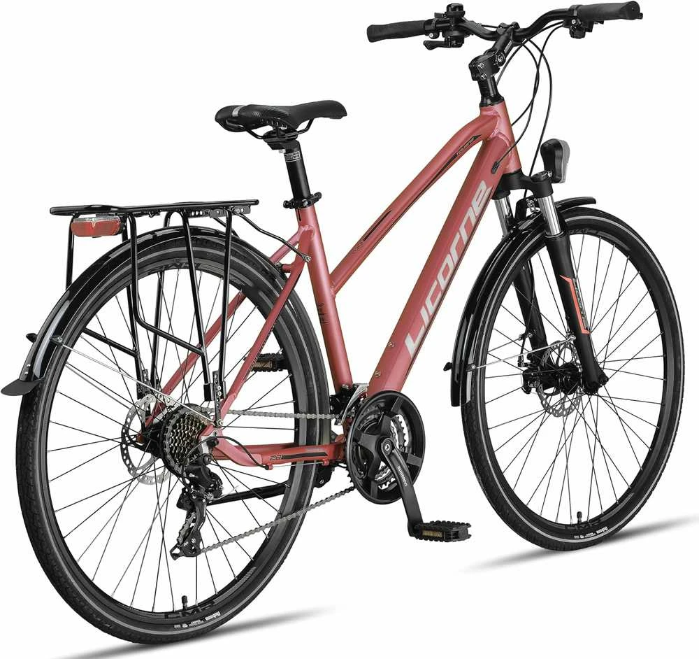 Licorne Bike hibridinis trekingo dviratis 28 colių, aliumininiai diskiniai stabdžiai, 21 pavara, M 01 LCR 228651 48 01