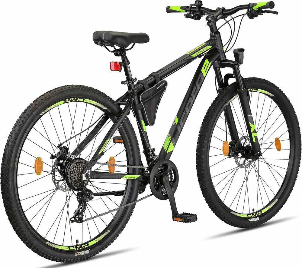 Licorne Bike kalnų dviratis, 29 colių, aliuminis rėmas, 21 bėgis, diskinių stabdžių sistema, Effect Premium