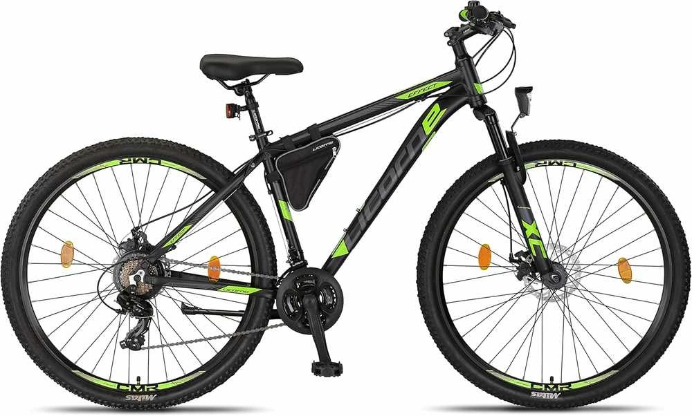 Licorne Bike kalnų dviratis, 29 colių, aliuminis rėmas, 21 bėgis, diskinių stabdžių sistema, Effect Premium