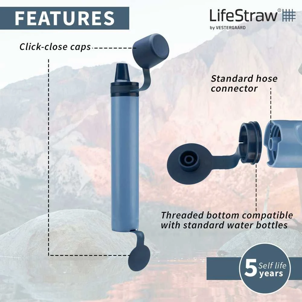 LifeStraw vandens filtras kelionėms, nešiojamas, 4000 litrų talpa, Peak Personal LSPSPMB21