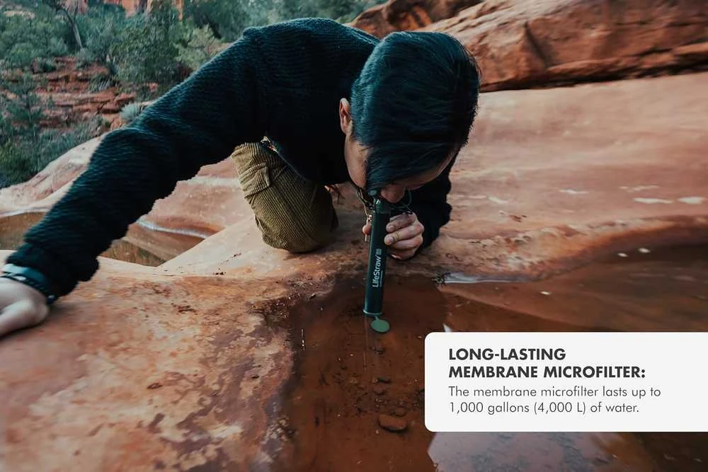 LifeStraw vandens filtras žygiams ir kelionėms, 1000 litrų talpa, LSPHF038
