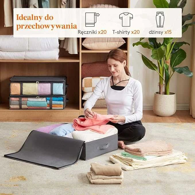 Lifewit Sulankstomi drabužių krepšiai, 3 vnt.