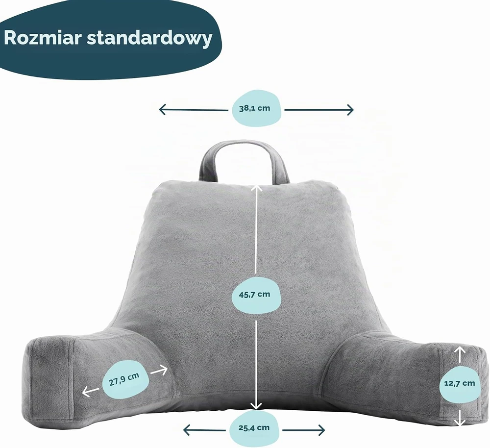 Linenspa skaitymo pagalvė iš smulkintų atminties putų, standartinė, LZ26SVSFRP