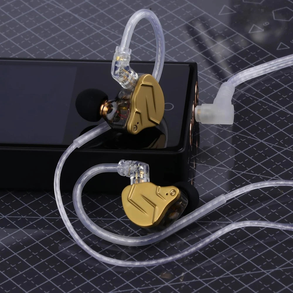 Linsoul į ausis įdedamos hibridinės laidinės ausinės su 3,5 mm jungtimi KZ ZSN PRO X