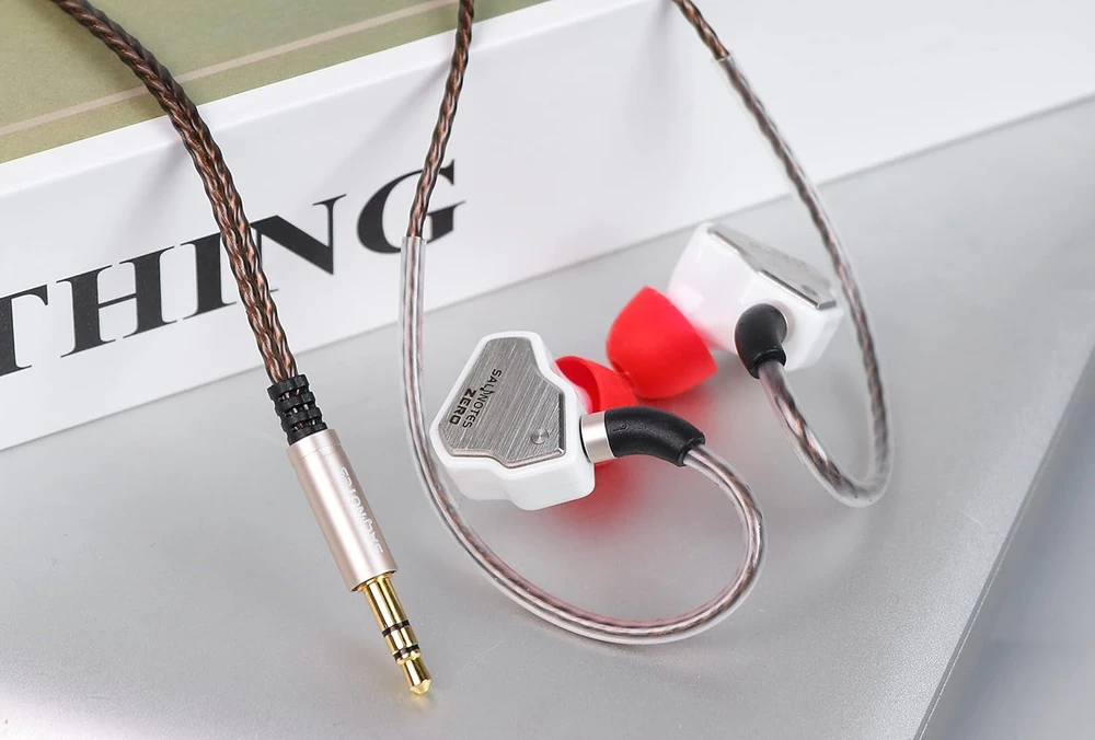 Linsoul į ausis įdedamos laidinės Hi-Fi ausinės su 10 mm dinaminiu keitikliu 7Hz Zero