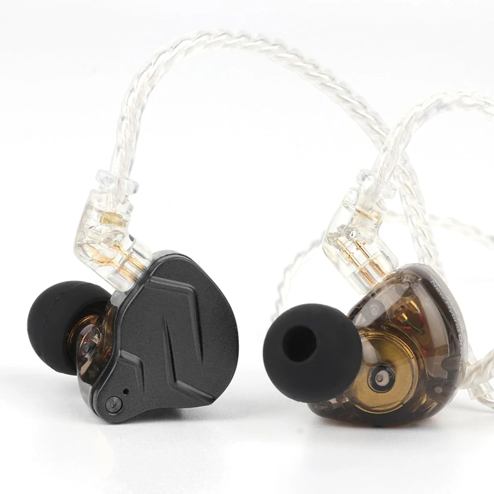 Linsoul į ausis įdedamos laidinės hibridinės ausinės su 3,5 mm jungtimi KZ ZSN PRO X