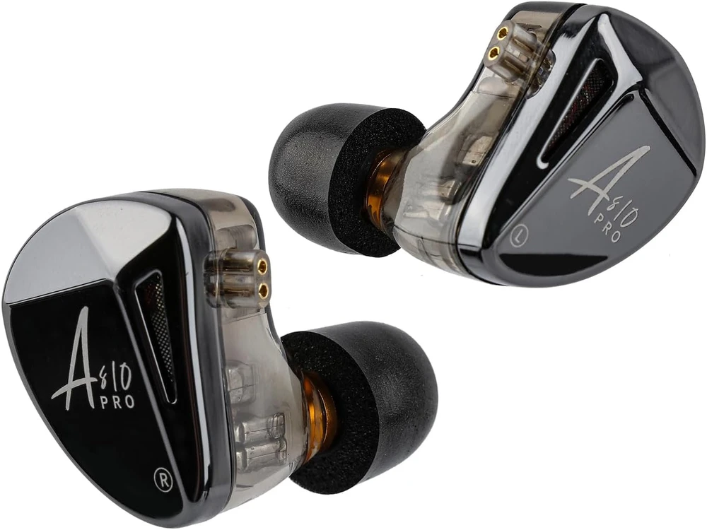 Linsoul į ausis įdedamos laidinės HiFi ausinės su 5 BA KZ AS10 PRO
