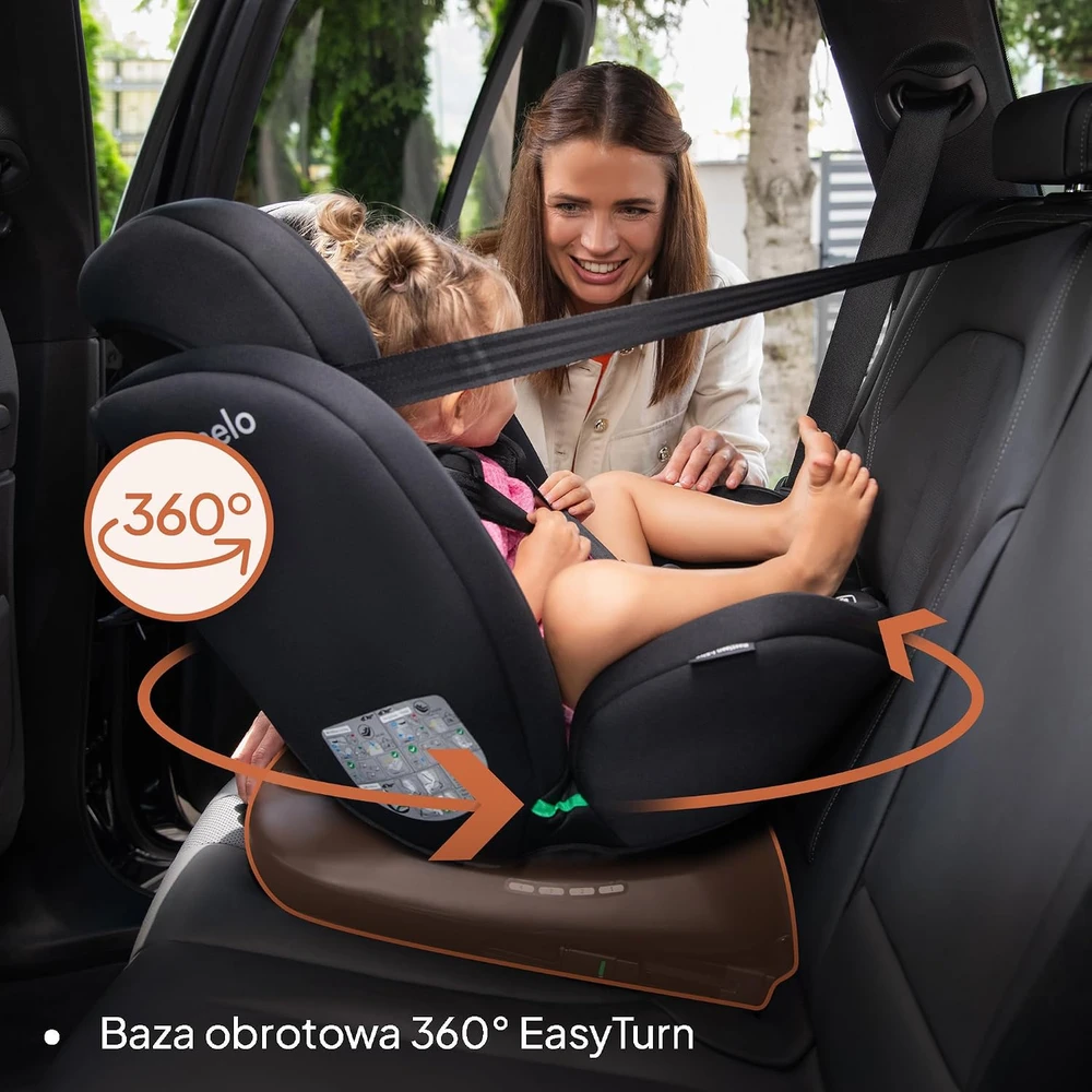 Lionelo automobilinė kėdutė Bastiaan I-Size 360°, ISOFIX, 40–150 cm