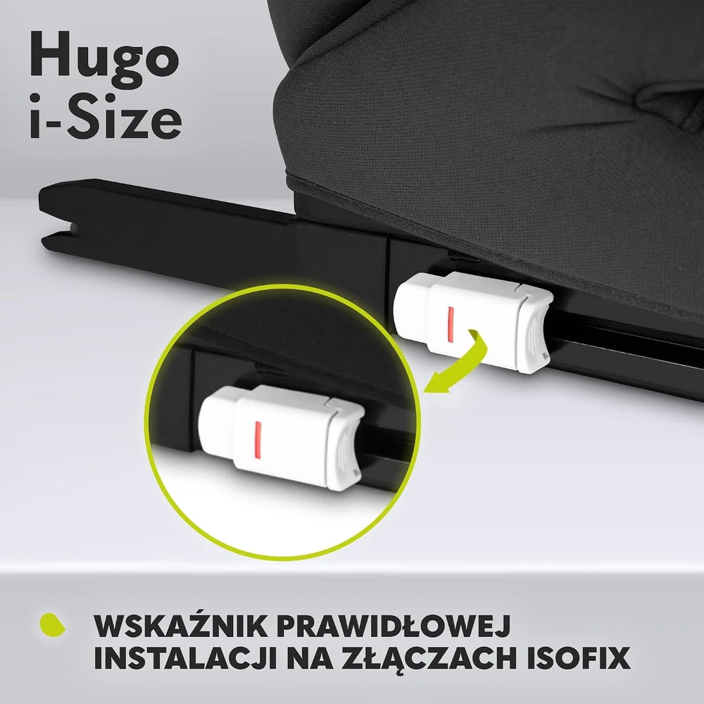 Lionelo automobilinė kėdutė Hugo i-Size ISOFIX vaikams nuo 100 iki 150 cm