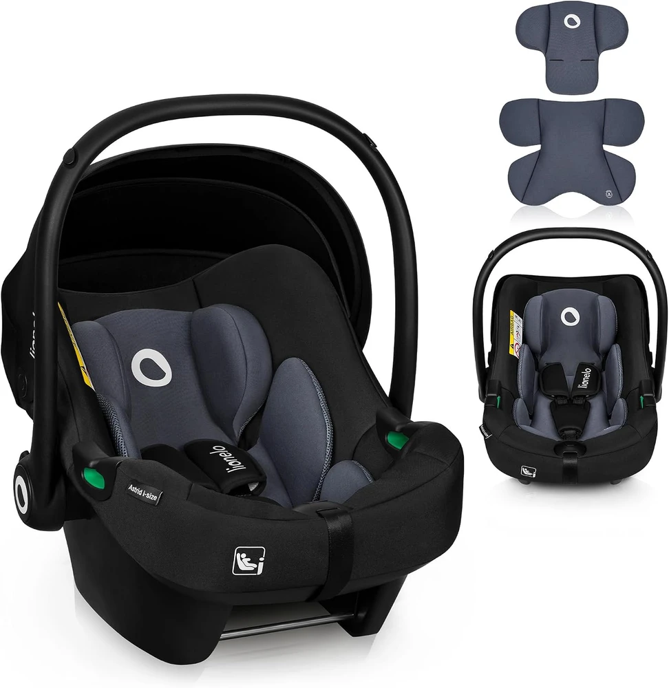 Lionelo automobilinė kėdutė kūdikiams Astrid i-Size 40–87 cm, 3 taškų diržai