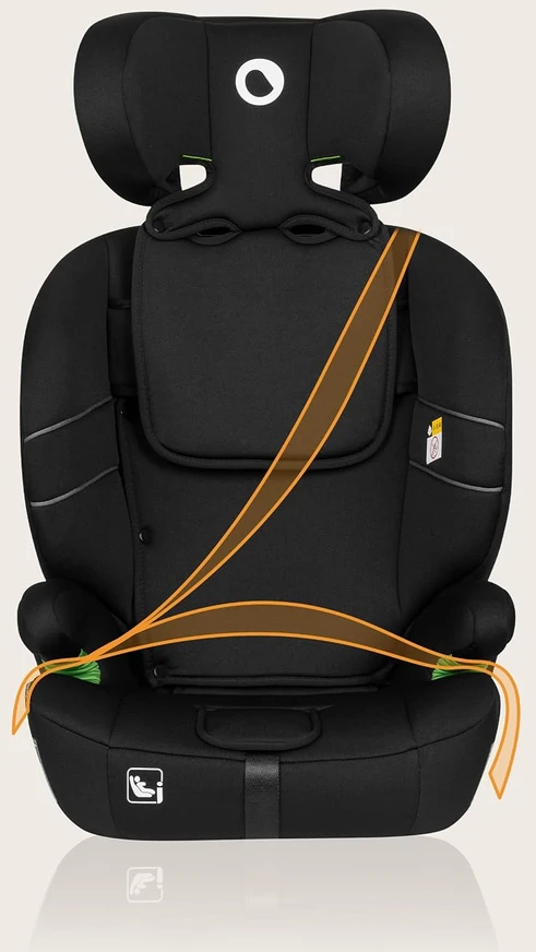 LIONELO Levi One i-Size juodos anglies automobilinė kėdutė