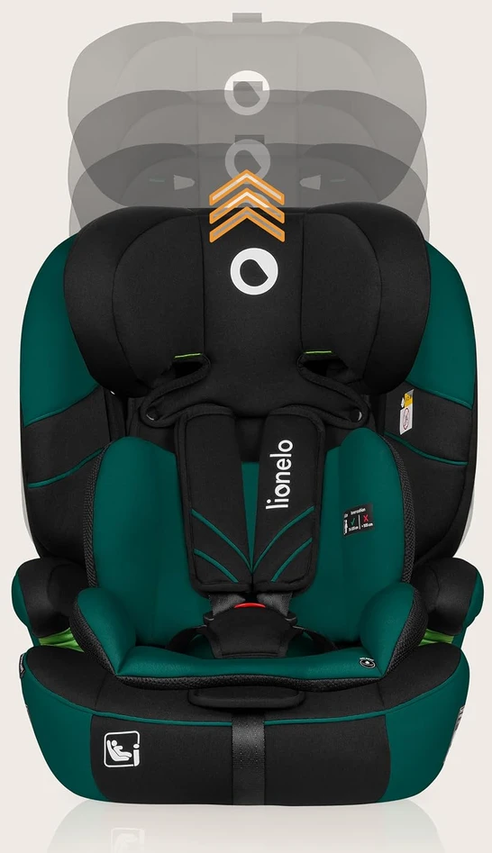 LIONELO Levi One i-Size Žalias Forest automobilinė kėdutė