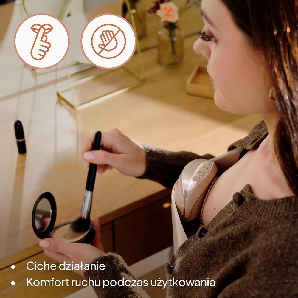 Lionelo elektrinis dvigubas belaidis pientraukis Fidi Free Slim DUO, 2 × 150 ml, USB-C