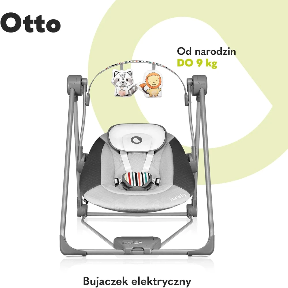 Lionelo Leżaczek Otto jaukus batutas, pilkas