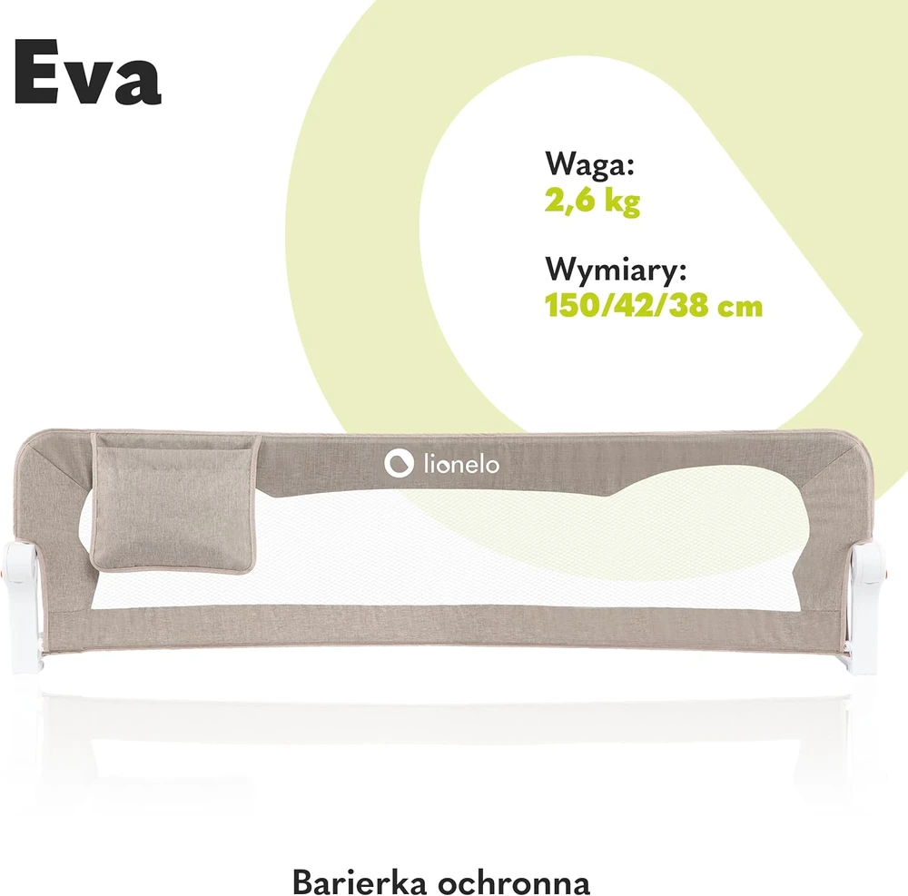 Lovos turėklai SAUGOS VARTŲ SPYNĖS 150cm Lionelo Eva