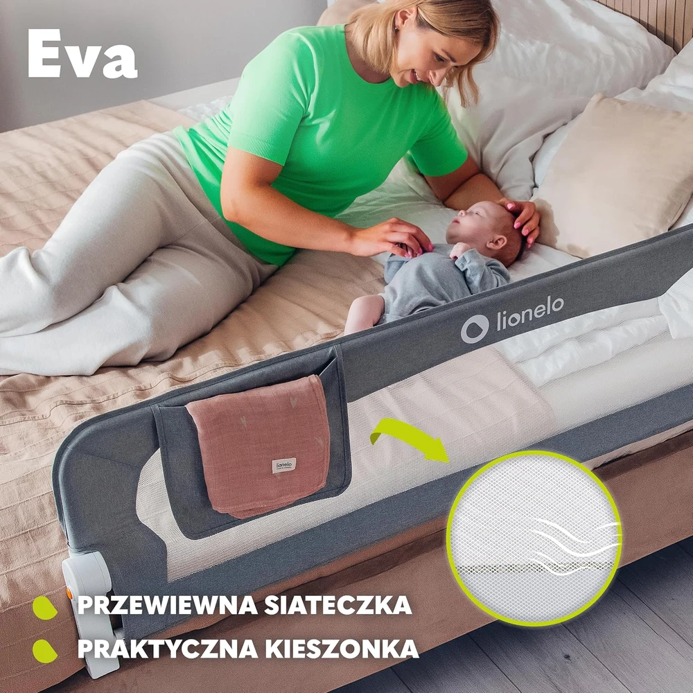 Lovos turėklai SAUGOS VARTŲ SPYNĖS 150cm Lionelo Eva