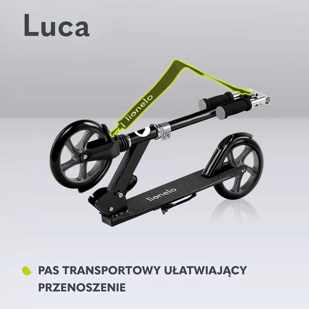 Sulankstomas paspirtukas Lionelo Luca, juodas