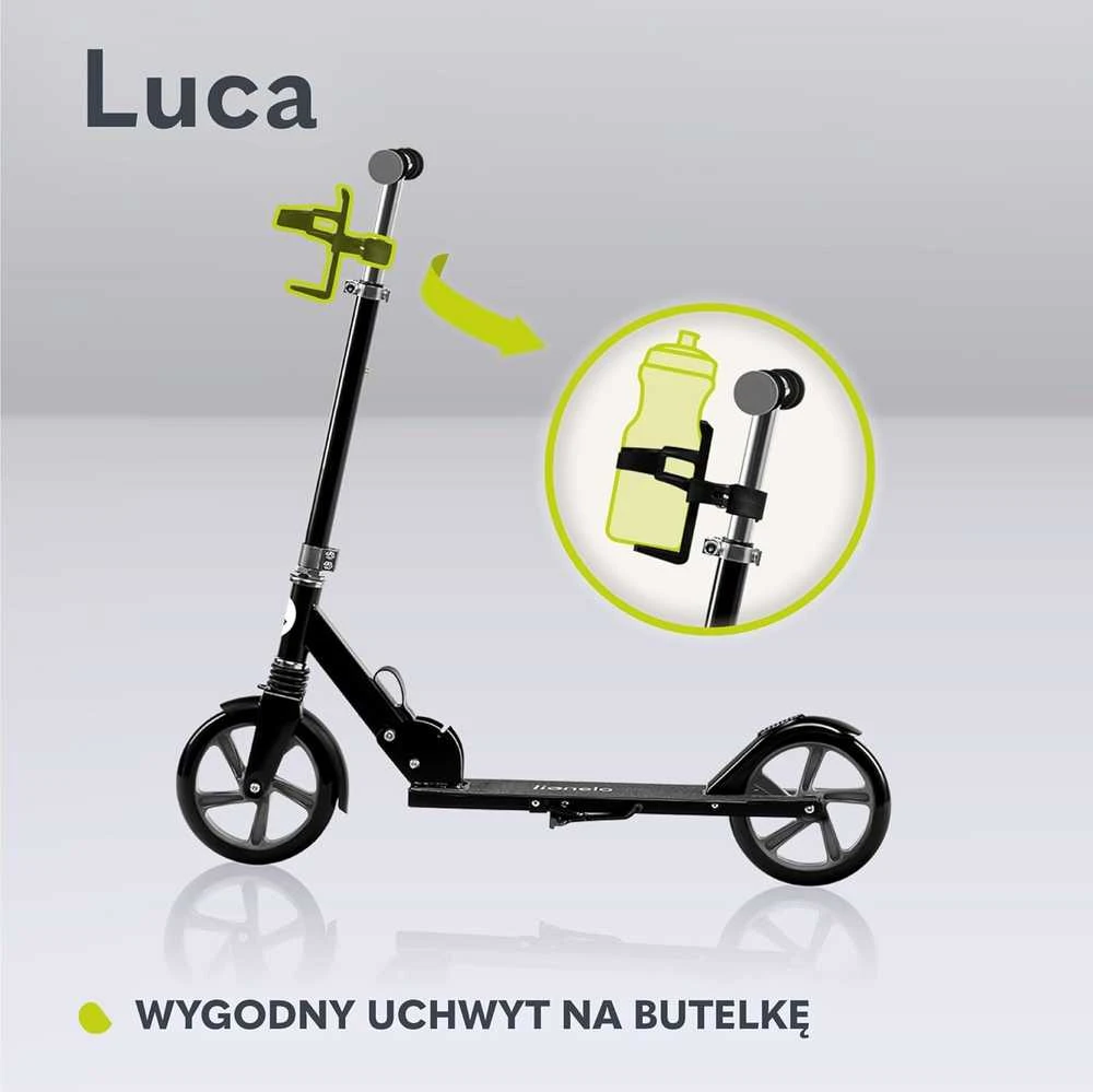 Sulankstomas paspirtukas Lionelo Luca, juodas