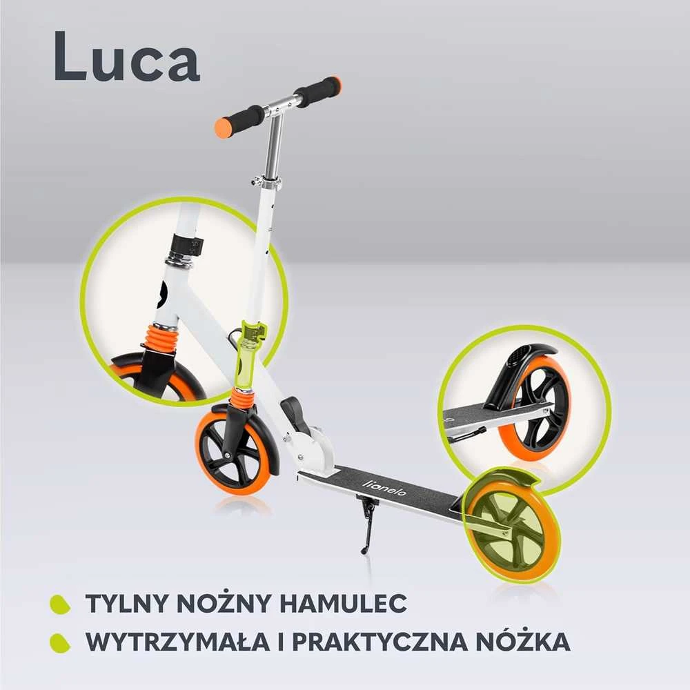 Oranžinis Paspirtukas Lionelo Luca Baltas Oranžinis
