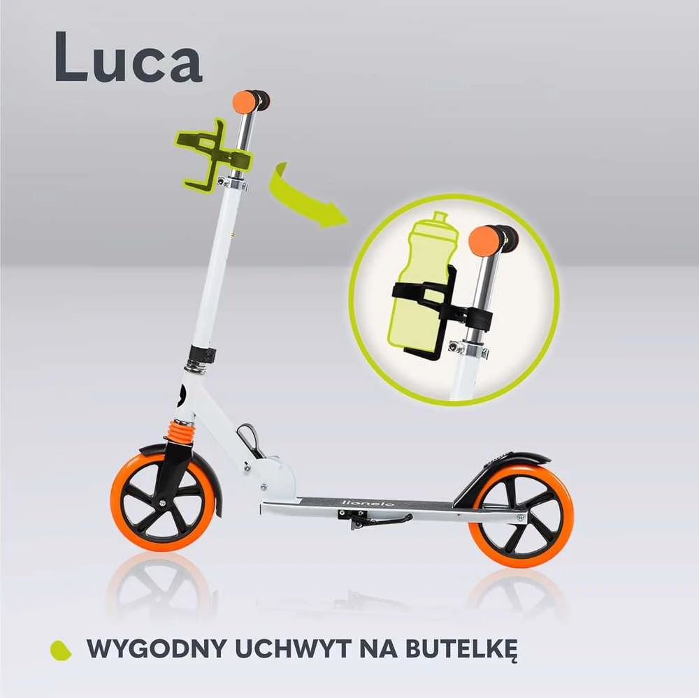 Oranžinis Paspirtukas Lionelo Luca Baltas Oranžinis