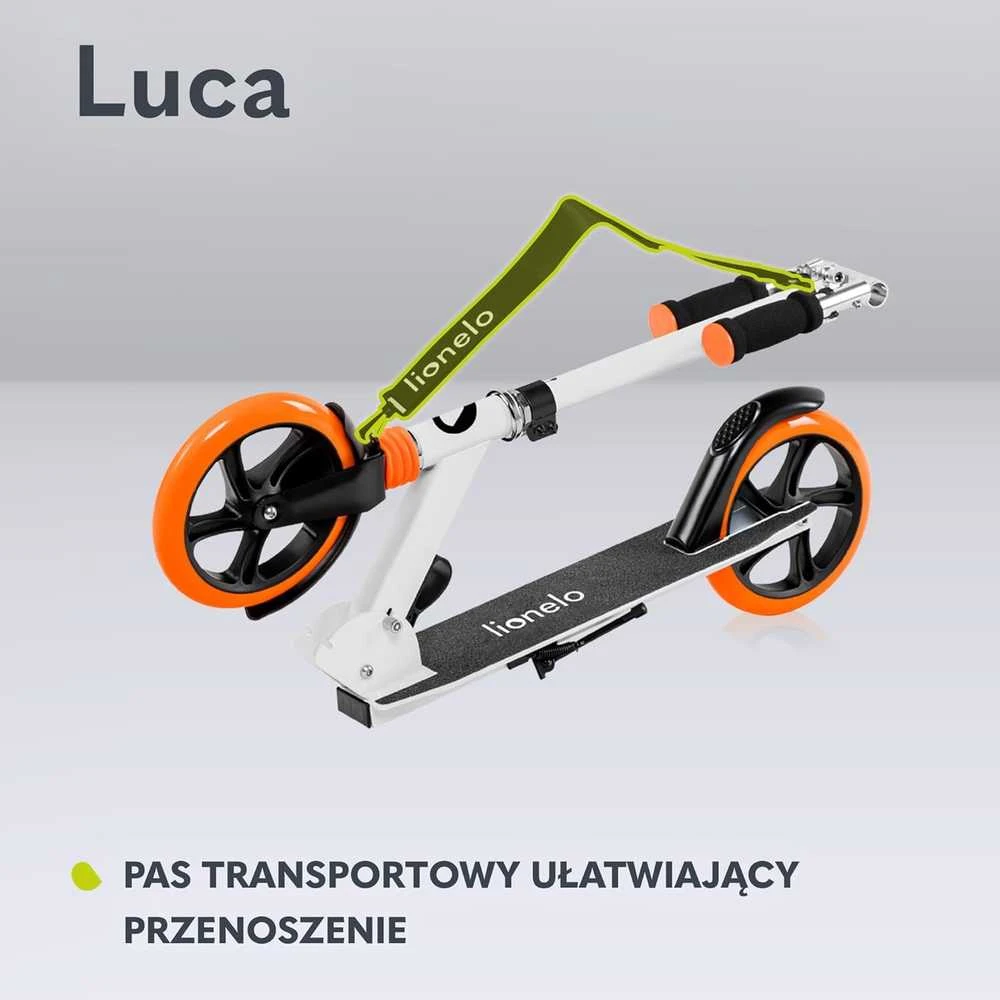 Oranžinis Paspirtukas Lionelo Luca Baltas Oranžinis