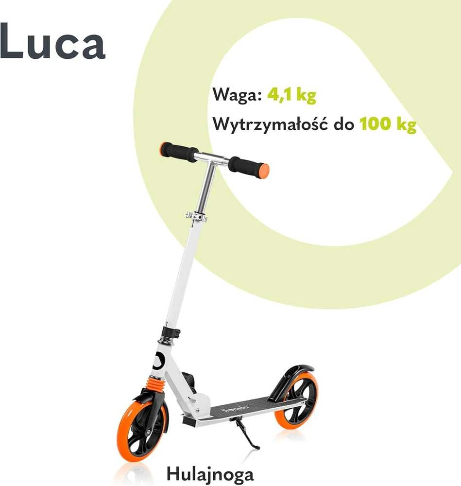 Oranžinis Paspirtukas Lionelo Luca Baltas Oranžinis