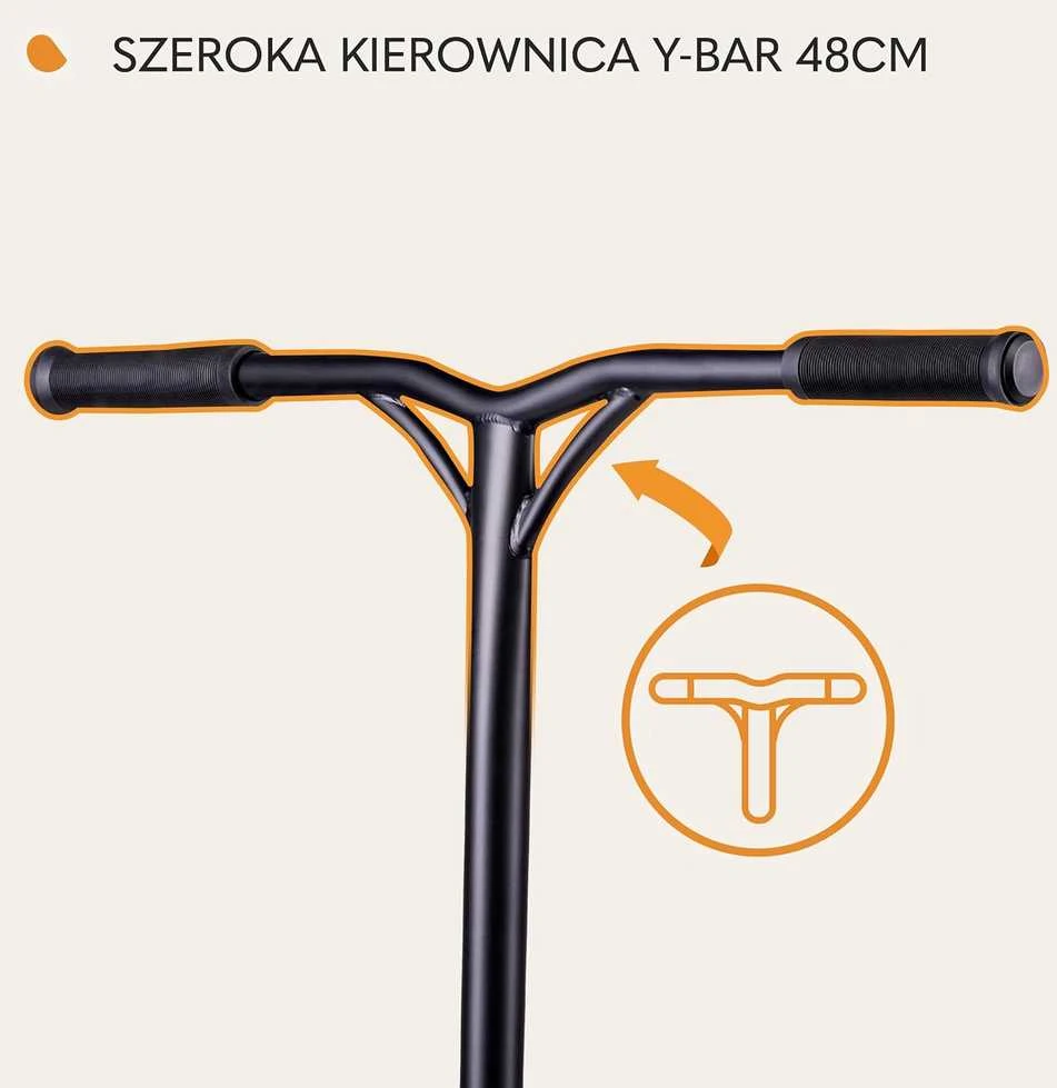 Lionelo triukinis paspirtukas, aliuminis, ABEC-9 guoliai, 110 mm ratai, iki 100 kg, LO-WHIZZ Juodas CARBON Geltonas